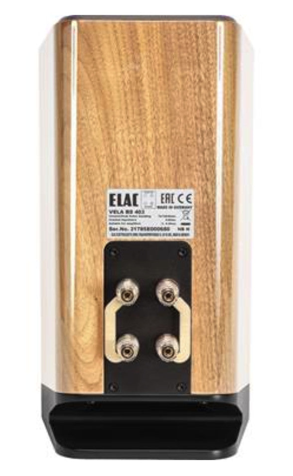 Elac VBS403-GN Vela 2-Way Bookshelf Speakers - (Pair) Gloss Walnut