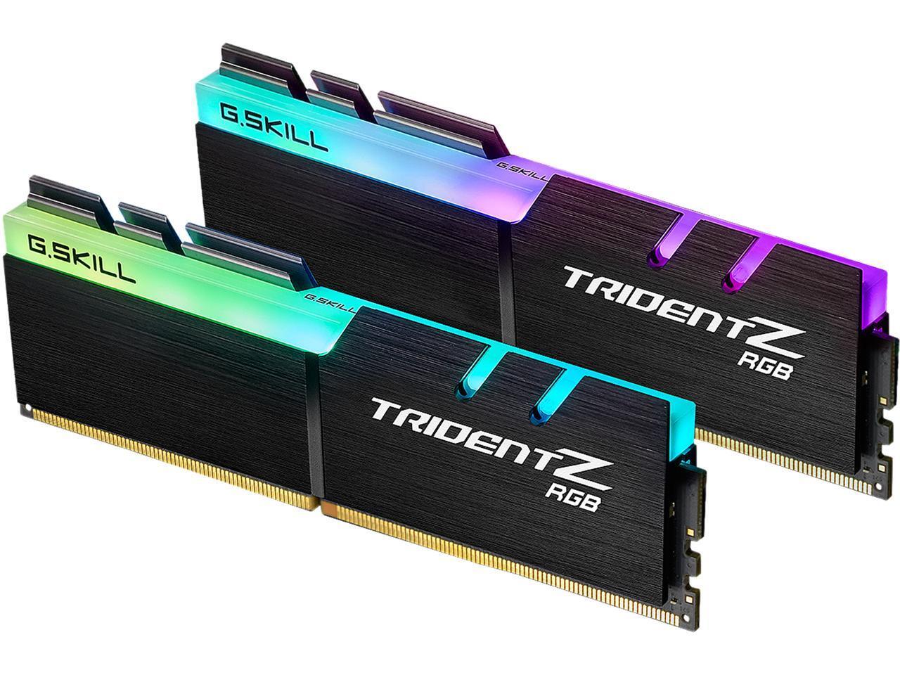 G.SKILL TridentZ RGB Series 32GB (2 x 16GB) DDR4 3600 (PC4 28800) Intel XMP 2.0