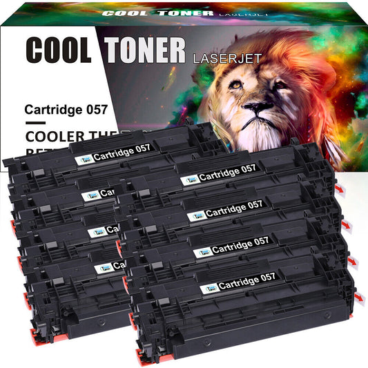 8Pack Compatible for Canon 057 Toner ImageCLASS MF445dw MF448dw MF449dw LBP227dw