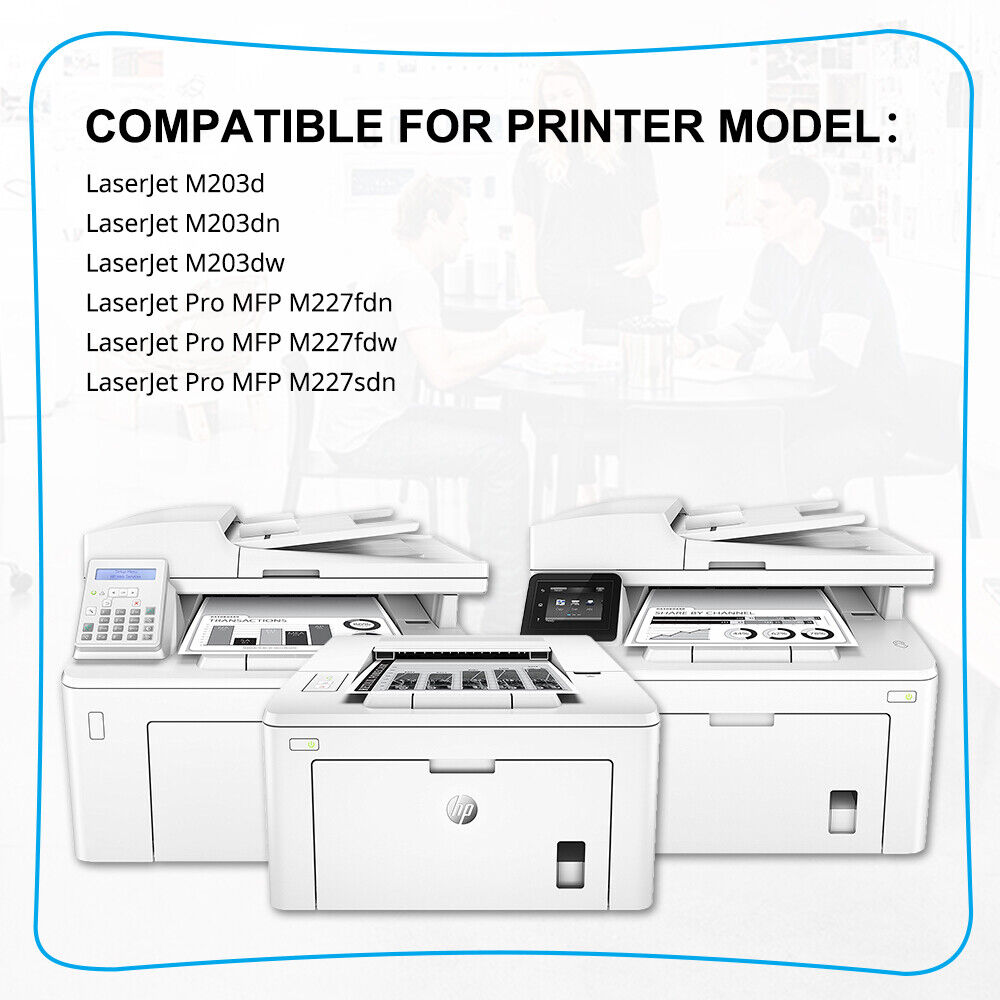 4x CF230A Toner Cartridge compatible with HP CF230A LaserJet M203d M203dn M203dw