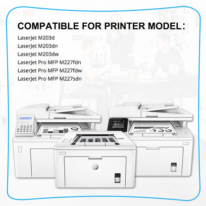 4x CF230A Toner Cartridge compatible with HP CF230A LaserJet M203d M203dn M203dw