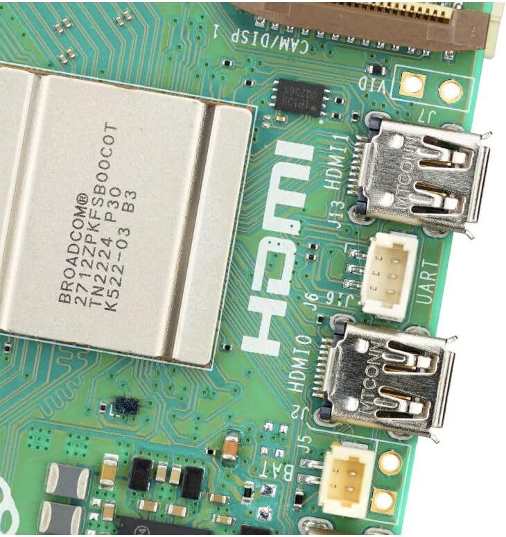 Raspberry Pi 5 4GB Single Board 2.4GHz Quad-core 64-bit Arm Cortex-A76 CPU