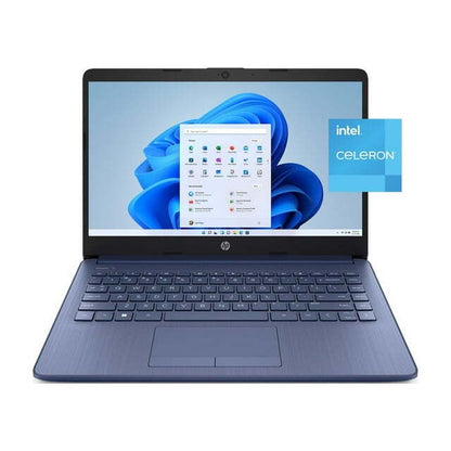 New HP Stream Laptop 14" HD Celeron N4120 4GB 64GB eMMC Webcam Office 365 Blue