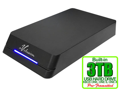 Avolusion 3TB HDDGear Pro External USB 3.0 Gaming Hard Drive for XBOX ONE X, S