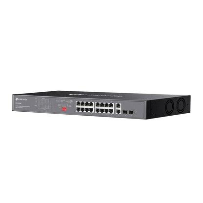 TP-Link DS1018GMP | Omada 18-Port Gigabit Unmanaged Rackmount Switch | 16* PoE+