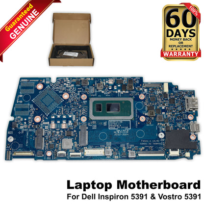 Dell Inspiron Vostro 5391 Motherboard i3-10110U 2.1GHz Dual Core 4GB UMA 1NFHD