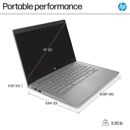 New HP Chromebook 14" HD Quad-Core Celeron N4500 4GB 64GB eMMC Webcam Chrome OS