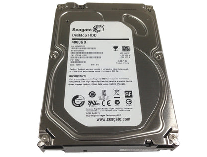 Seagate ST4000DM000 4TB 5900RPM 64MB Cache SATA 6.0Gb/s 3.5" Desktop Hard Drive