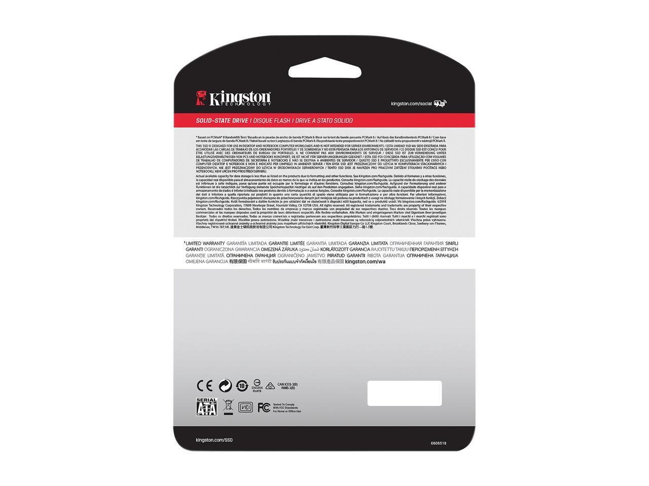 Kingston Technology Corp. SSD 240G|KINGSTON SQ500S37/240G R