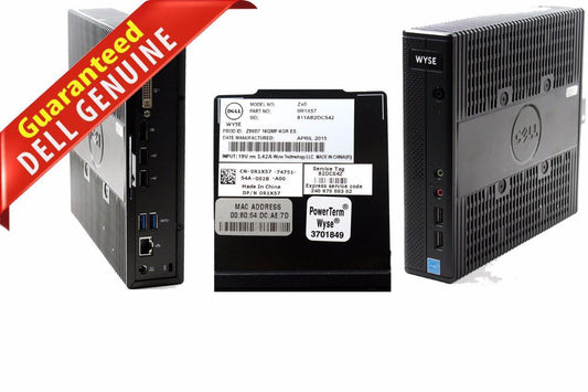 Gennuine Dell Wyse Zx0 Thin Client 16GB Flash 4Gb Memory R1X57+DEVICE ONLY