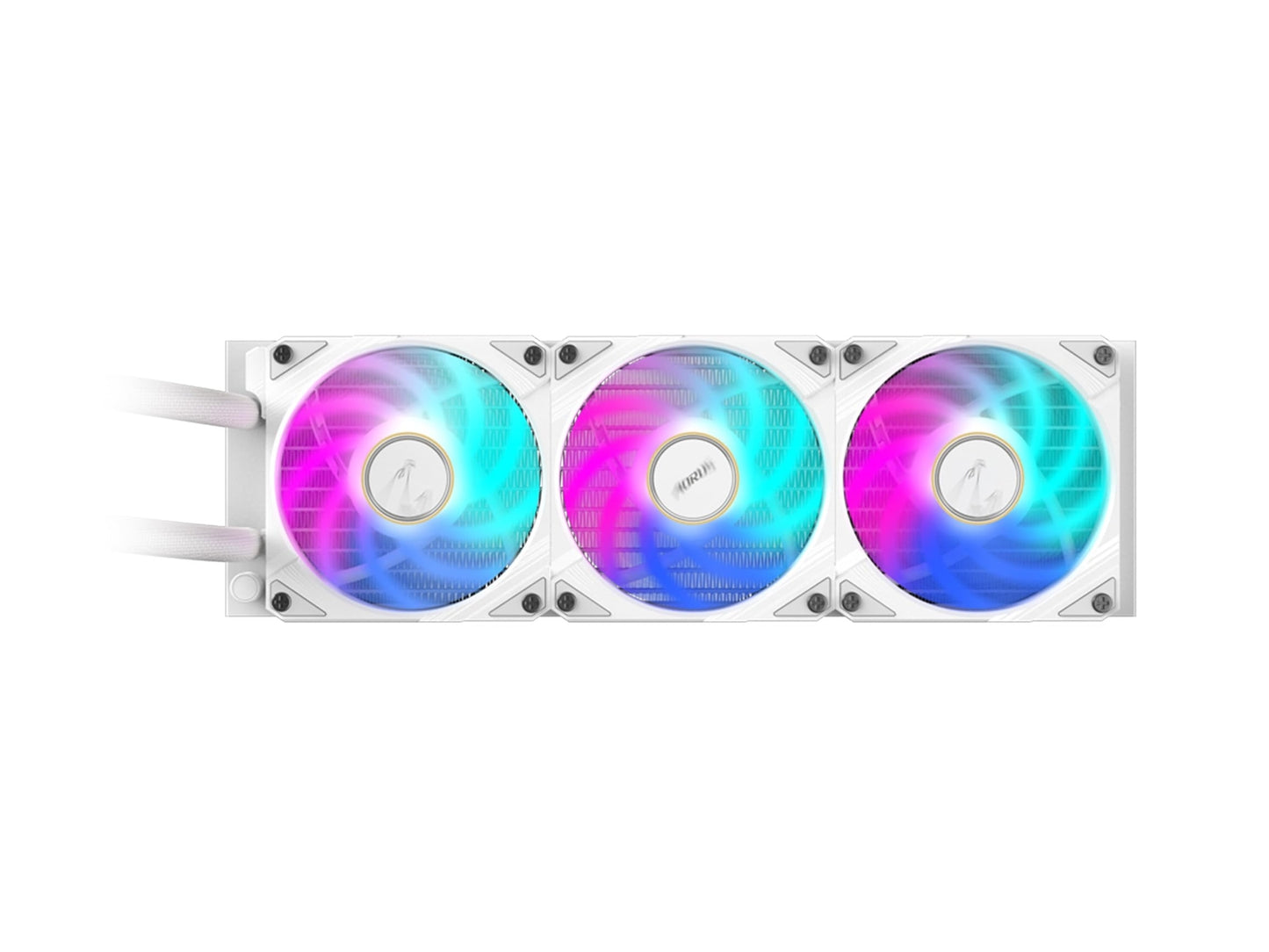 AORUS WATERFORCE X II 360 ICE Liquid CPU Cooler, 360mm Radiator with 3X 120mm Lo