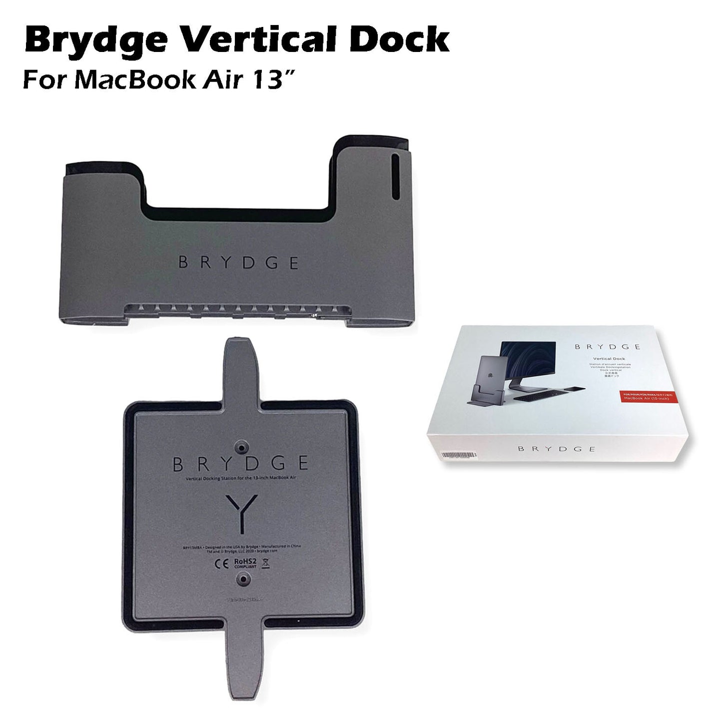 Lot of 5 Brydge Laptop Vertical Dock Stand Apple Macbook Air 13" 2018-21 BRY13M