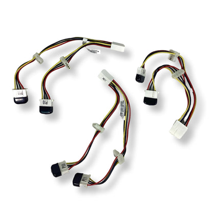 Lot of 4 SATA Power 15-pin Y-Splitter Cable Adapter Male to Female for HDD JJ677