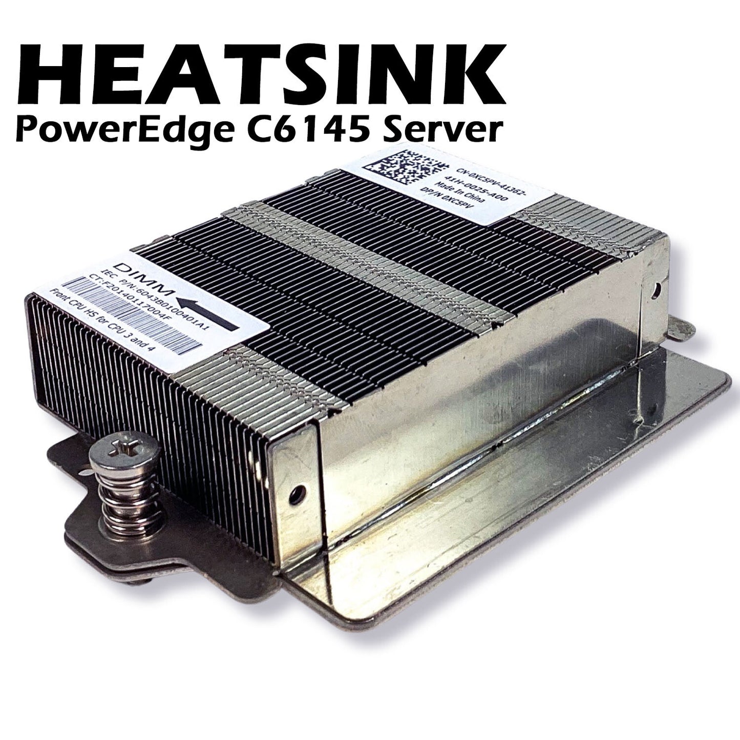 Dell Poweredge C6145 Server Chassis Cooling Heatsink W/O Air Baffle XC5PV