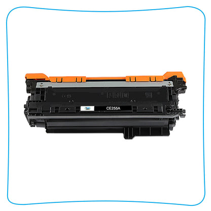2PK CE255A 55A Toner Cartridge For HP 55A LaserJet MFP M525f P3015 M525dn M521dn
