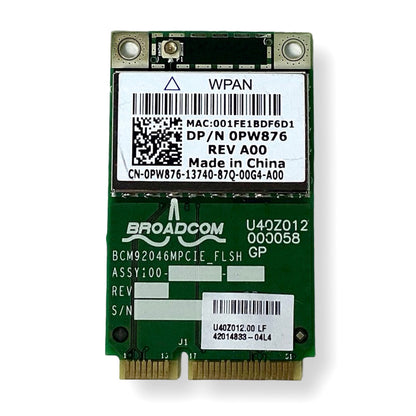 Lot x 10 Dell Latitude E5400 Mini PCI Express Wireless Bluetooth Card P560G PW87