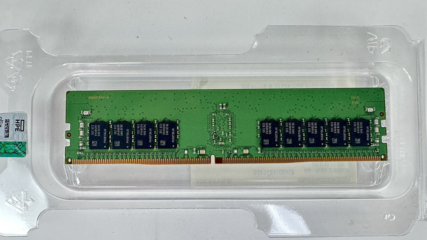 HPE 1x 16GB 1Rx4 Single Rank DDR4-3200 Registered ECC RAM Memory P11442-191 (NOT FOR HOME PC)