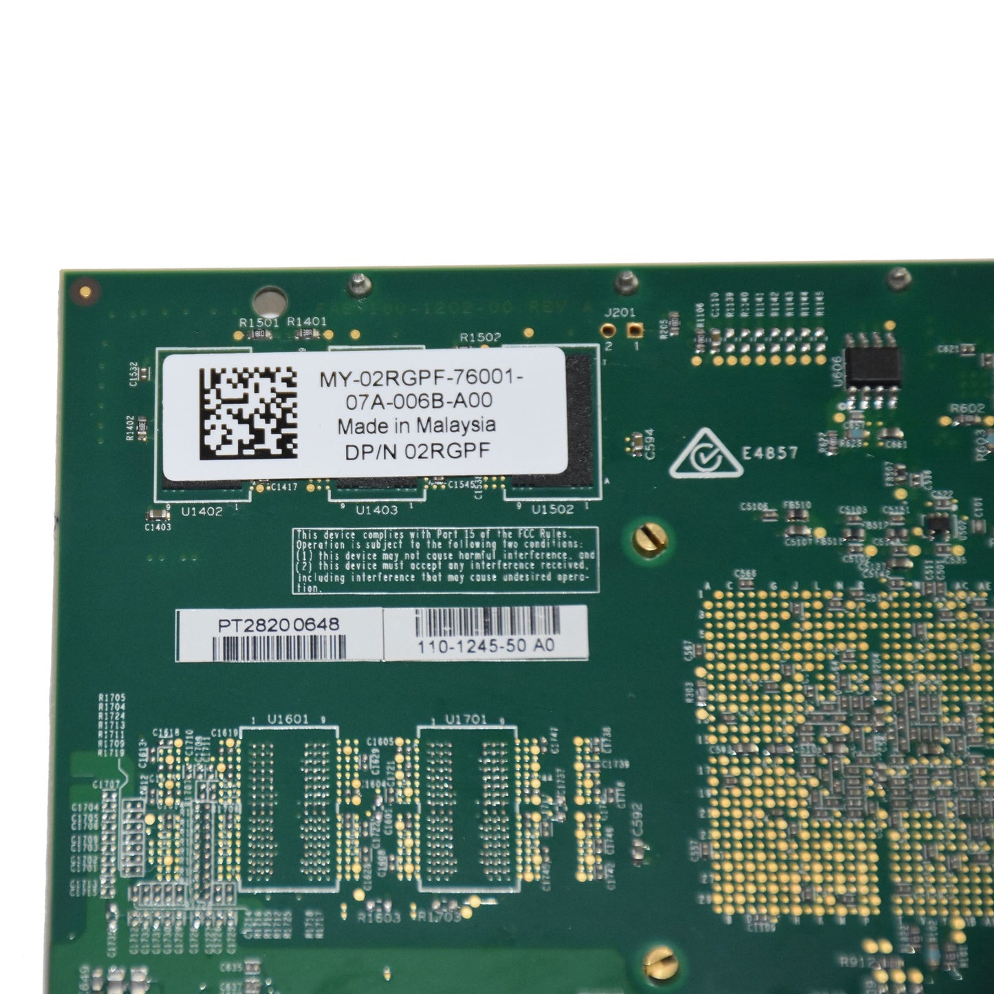 Dell Chelsio Quad Port 10GbE T540-BT T5 RJ-45 Low Profile Network Adapter 5MHDP