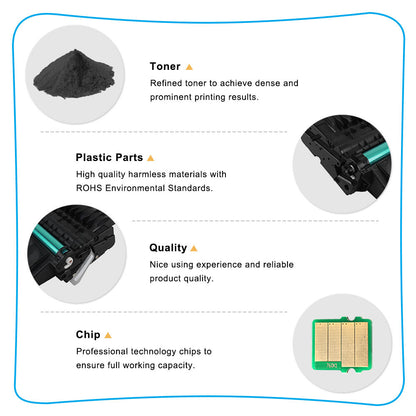2PK MLT-D205L Toner Cartridge for Samsung 205L ML-3312ND 3710D 3712ND SCX-5737FW