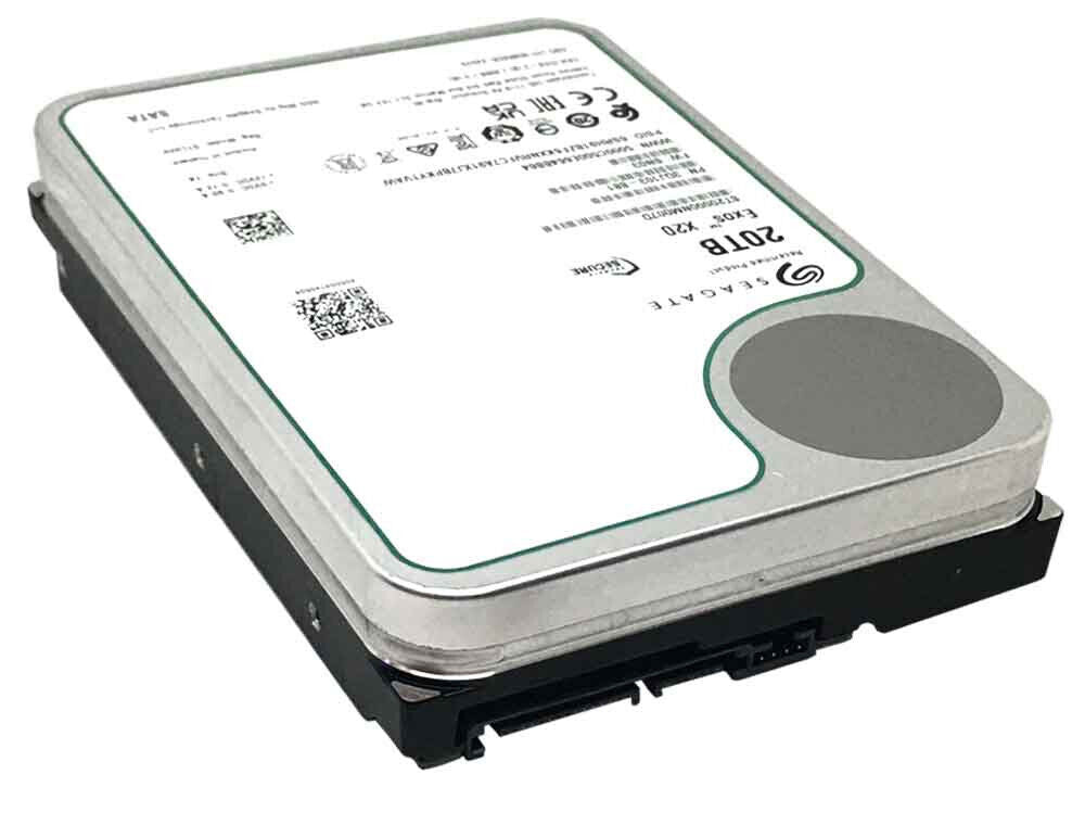Seagate Exos X20 20TB 7200 SATA 6Gb/s 3.5" Enterprise Hard Drive - ST20000NM007D