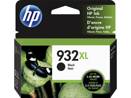 HP 932XL High Yield Black Original Ink Cartridge, ~1,000 pages, CN053AN#140
