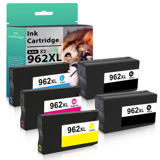 5PK 962XL BCMY Ink for HP 962 OfficeJet Pro 9010 9015 9019 9016 9018 9020 9025