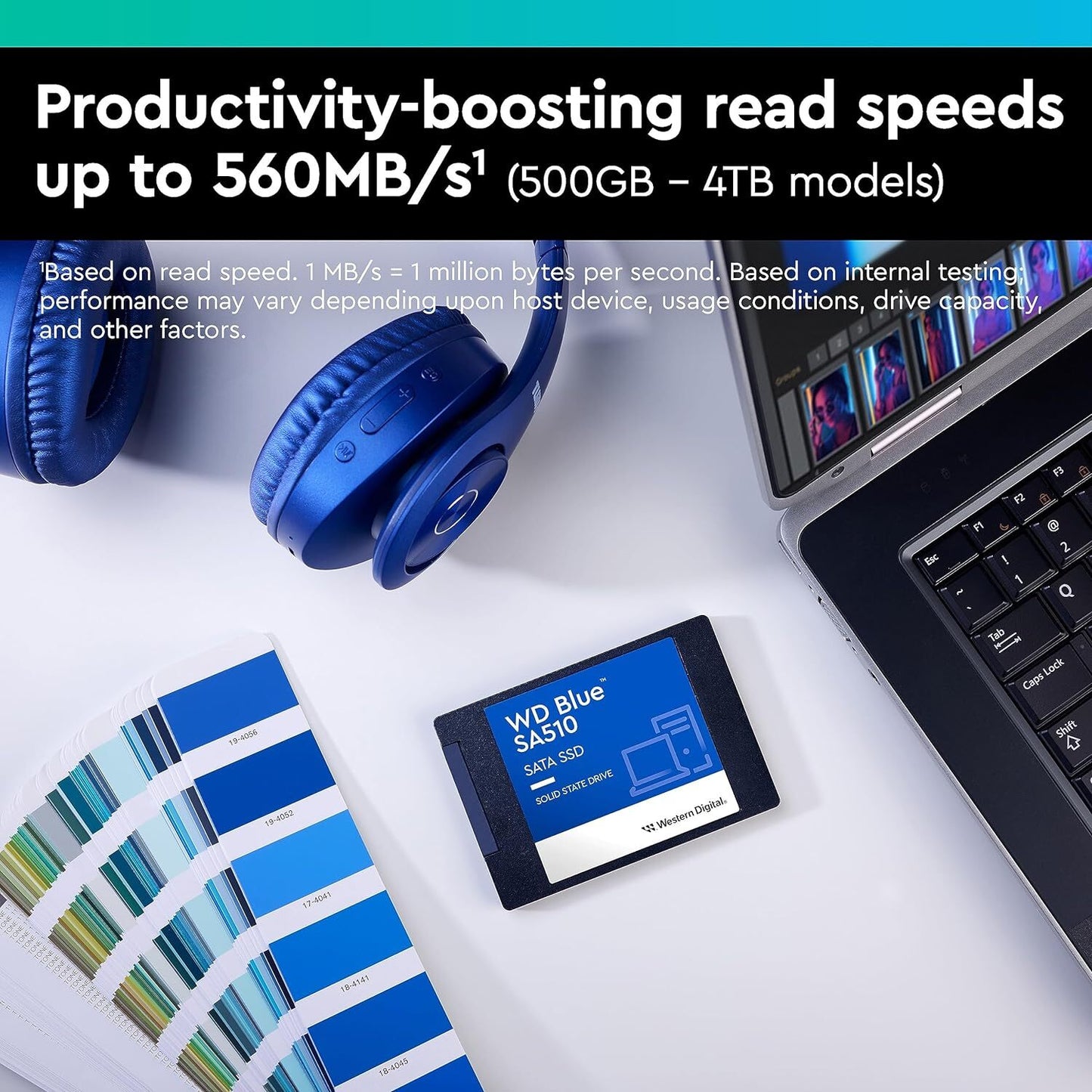 WD 2TB WD Blue SA510 SATA Internal Solid State Drive SSD - SATA III WDS200T3B0A