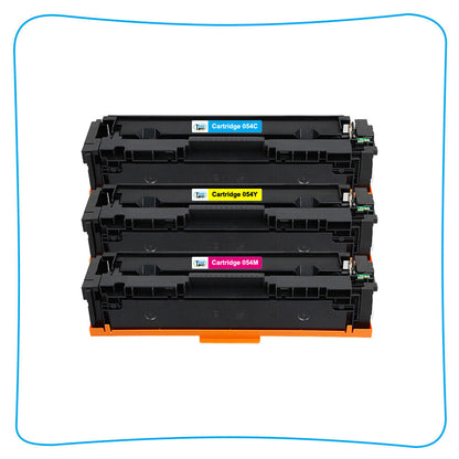 3x Color CRG 054 Toner Cartridge for Canon 054 Color Imageclass MF642cdw Printer