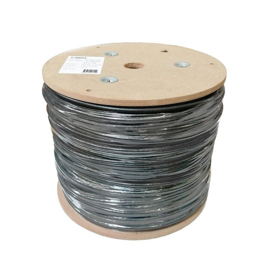 Cat6 1000Ft Bare Copper Cable 23AWG UV UTP Waterproof Outdoor Direct Burial LAN