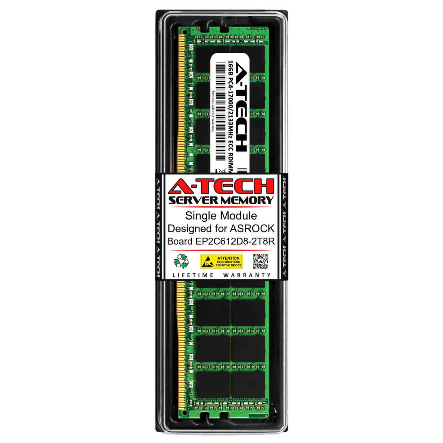 16GB 2Rx4 PC4-2133 RDIMM ASRock Rack ROMED8-2T EP2C612D8-2T8R Memory RAM