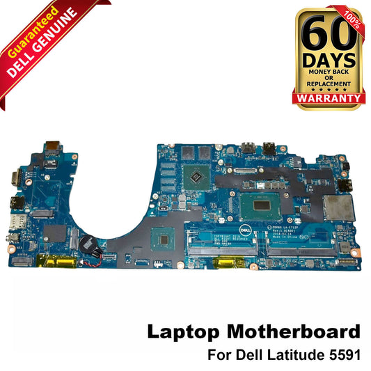 Dell Latitude 5591 Laptop Motherboard i5-8400H 2.5GHz DDR4 LA-F712P 4XMP4