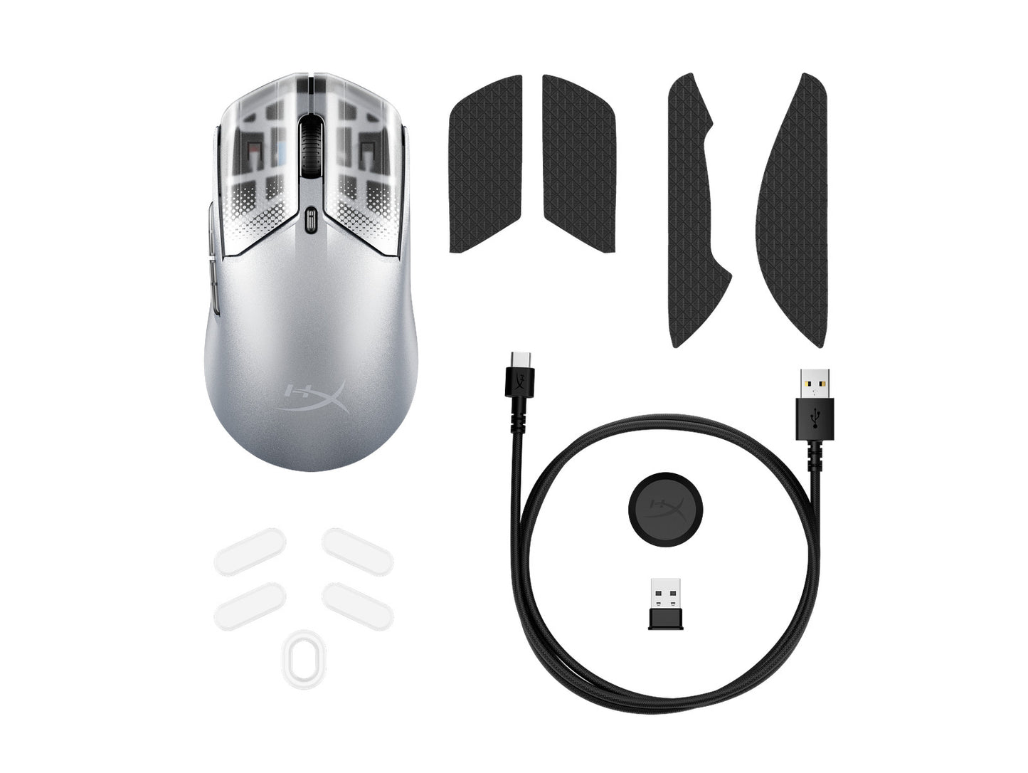 HyperX Pulsefire Haste 2 S Silver Wireless Gaming Mouse