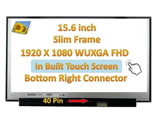 Dell Inspiron 15 3520 P112F Touch 40pin FHD 1920x1080 IPS Matte LCD Screen LED