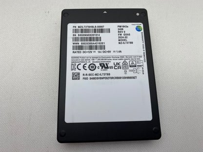 Samsung PM1643A 3.84TB, 2.5 inch Internal SSD - MZILT3T8HBLS-00007
