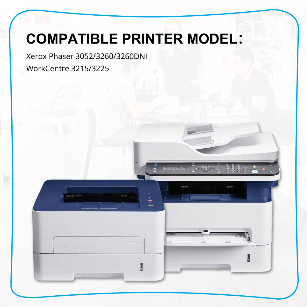 3x Toner + 1x Drum for Xerox 106R02777 Phaser 3052 3260DNI WorkCentre 3215 3225