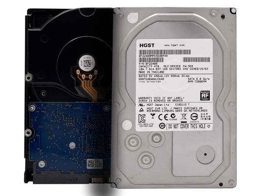 HGST 4TB 64MB Cache 7200RPM SATA 6.0Gb/s 3.5" NAS Hard Drive - HDN724040ALE640