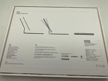 OPEN BOX - Apple Magic Keyboard Case iPad Pro 11 inch M4 - White A2975 MWR03LL/A
