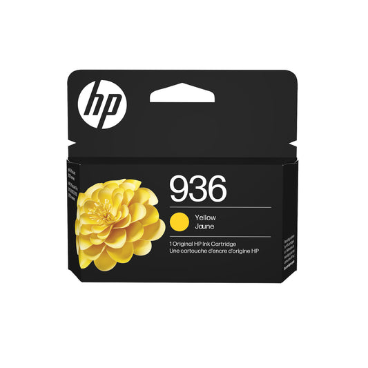 HP 936 Yellow Original Ink Cartridge, ~800 pages, 4S6V1LN