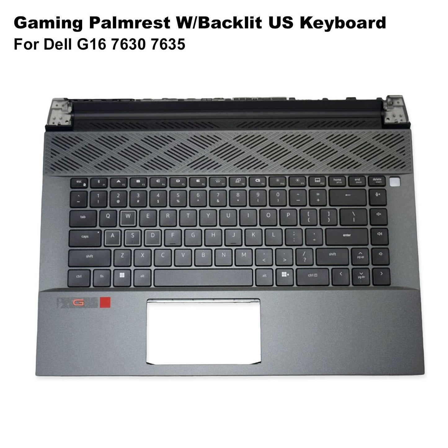 New Dell G16 7630 7635 Gaming Palmrest Upper Case w/ Backlit US Keyboard FDWCX