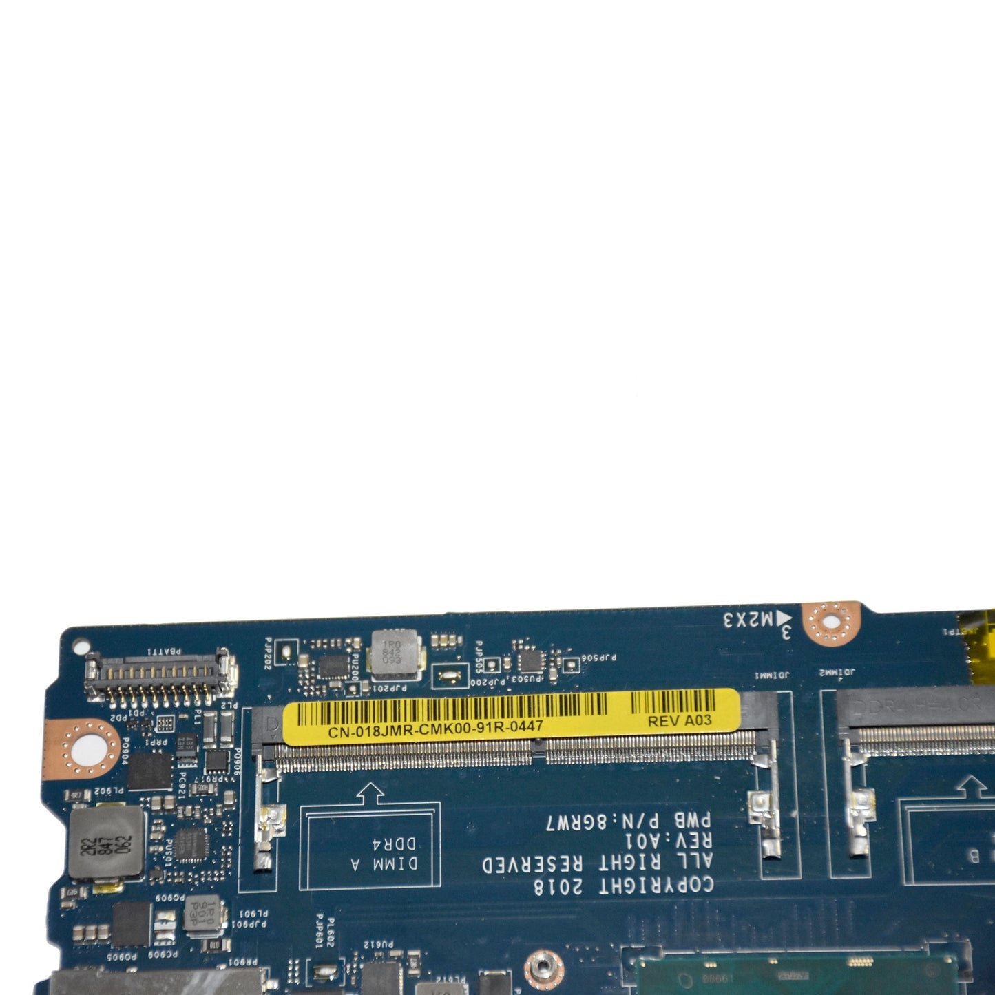 Dell Latitude 5590 Laptop Motherboard i5-8250U 1.6GHz Quad-Core LA-F411P 18JMR