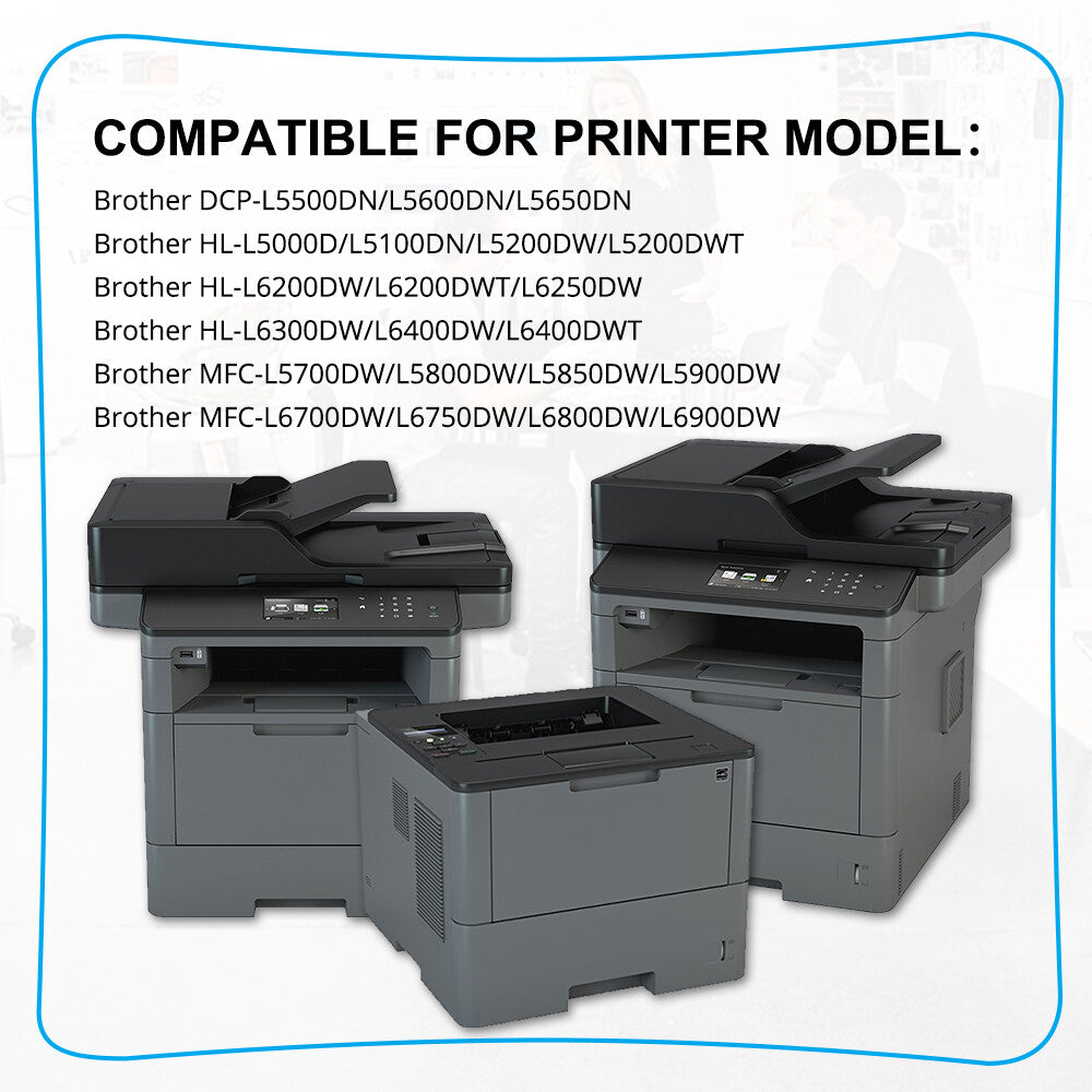 6 TN850 Toner Compatible With Brother MFC-L6700DW MFC-L5850DW HL-L6200DW L6400DW