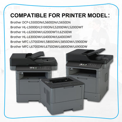 6 TN850 Toner Compatible With Brother MFC-L6700DW MFC-L5850DW HL-L6200DW L6400DW