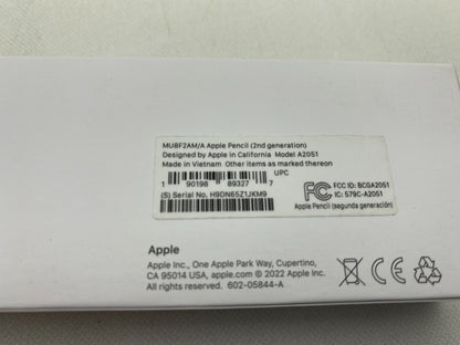 Apple Pencil (2nd Generation) for iPad Pro - White