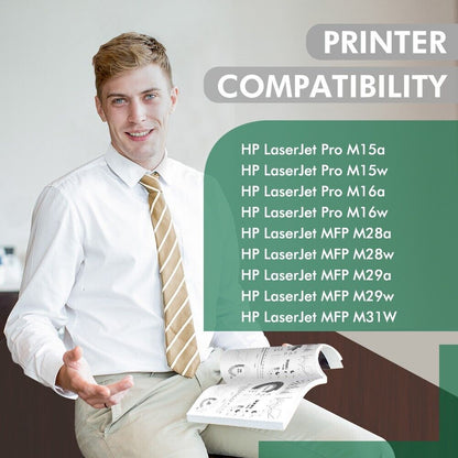 4x Toner Compatible with HP 48A CF248A LaserJet Pro M15w M16a MFP M28w M29w M28a