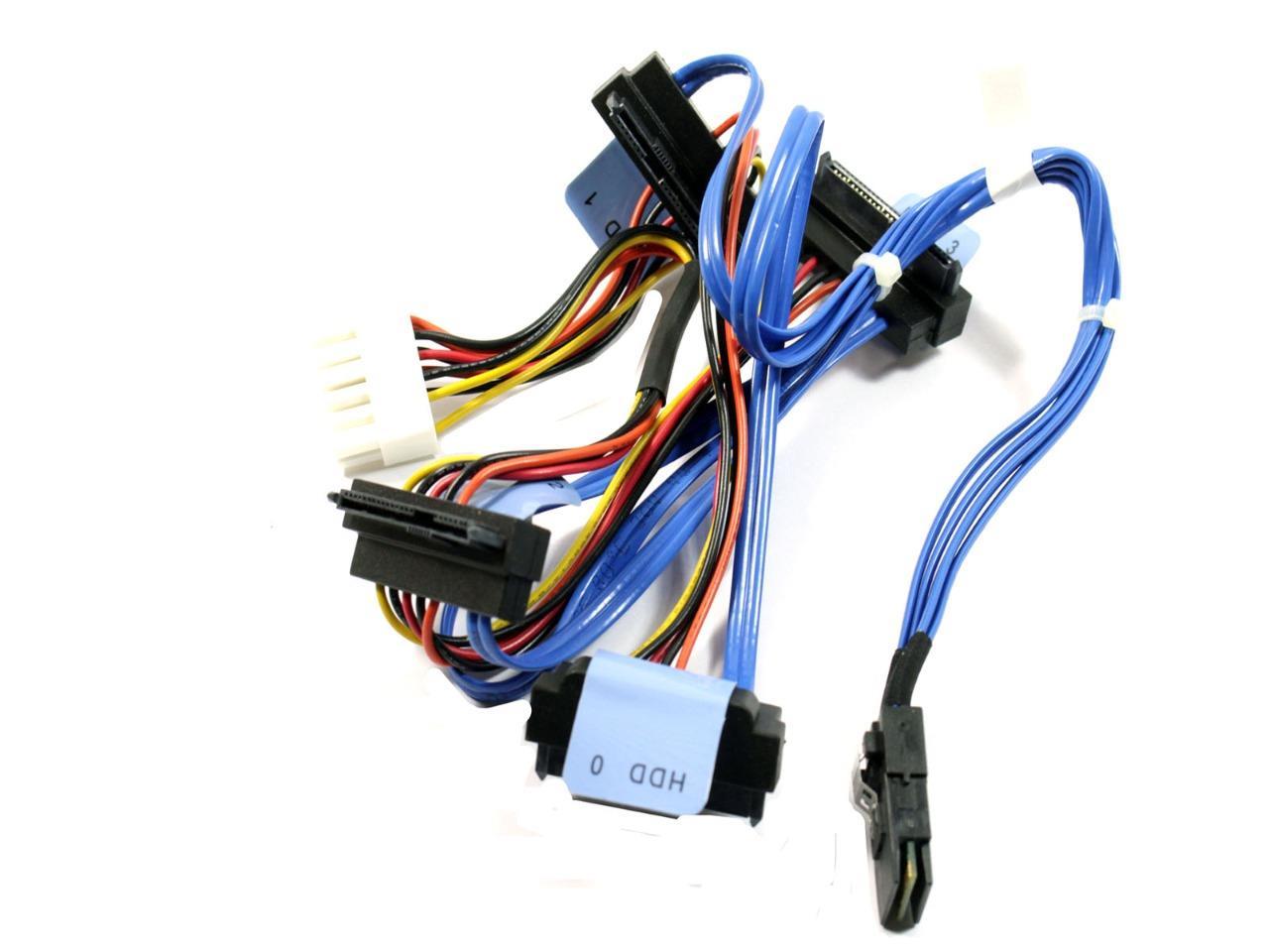 NEW GENUINE Dell PowerEdge R410 4-Port Fixed Backplane SAS 6/IR Cable M800G (NOT FOR HOME PC)