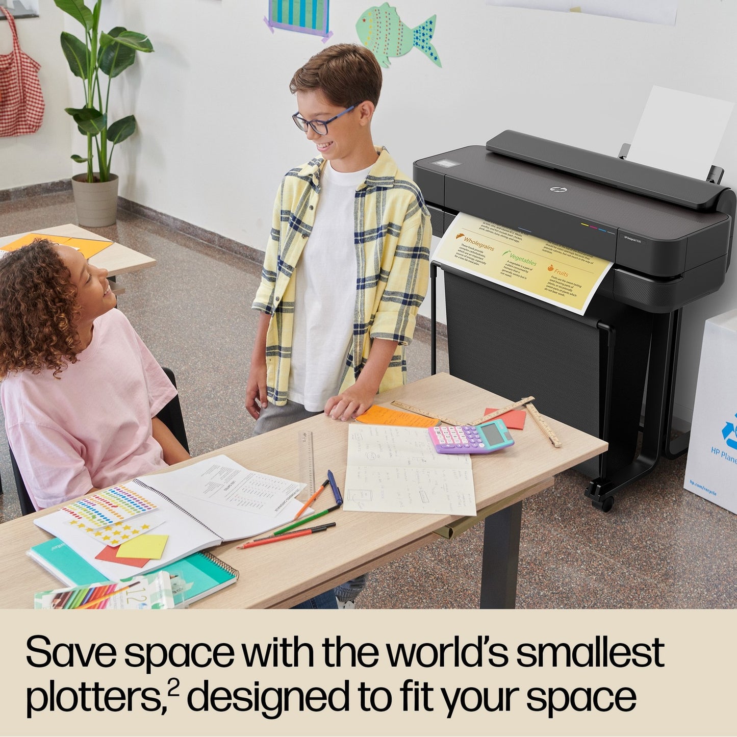 HP DesignJet T230 24-in Printer 2025 Edition with 2YR Warranty, 5HB07T#B1K