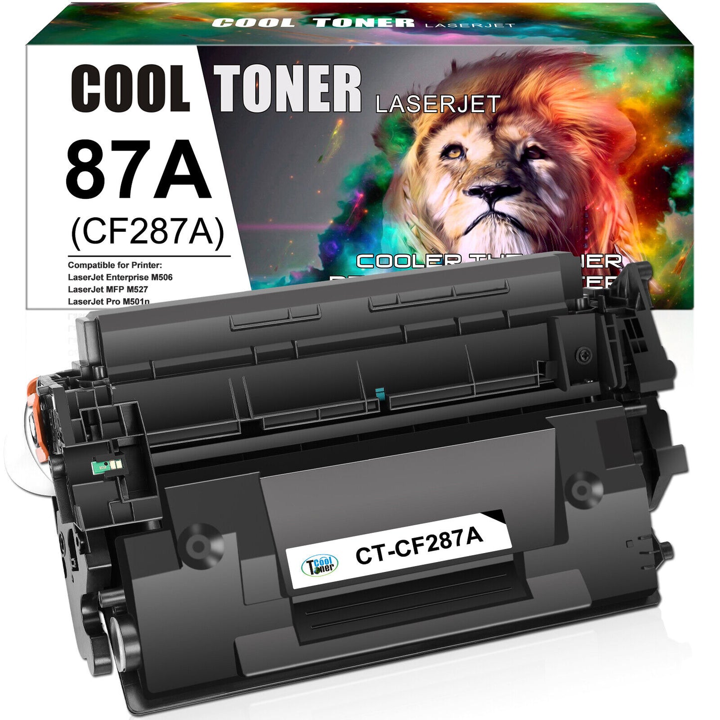 3PK CF287A 87A Toner Cartridge for HP LaserJet Enterprise M506x M527c M527dn