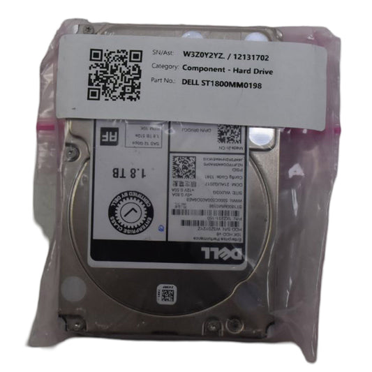 Dell PowerEdge G14-G16 ST1800MM0198 1.8TB 10K 12Gbps SAS 2.5" Hard Drive RVDCJ (NOT FOR HOME PC)