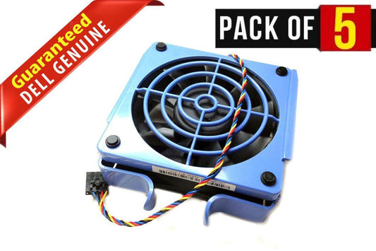 LOT x 5 OEM Dell PowerEdge 800 830 840 12V 5 Pin Front Chassis Cooling Fan RH467