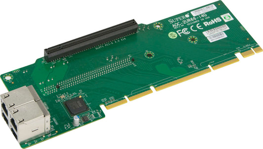 Supermicro AOC-2UR66-I4G 2U ultra riser w/ 4GbE & 2 PCI-E x16 3.0 based on i350